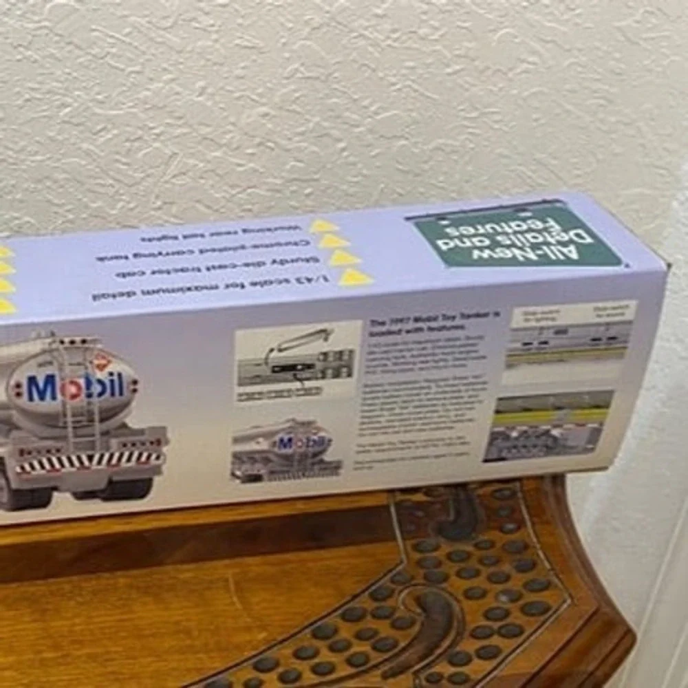Mobil 1997 Truck, 1/43 Scale for Maximum Detail, NEW in Box